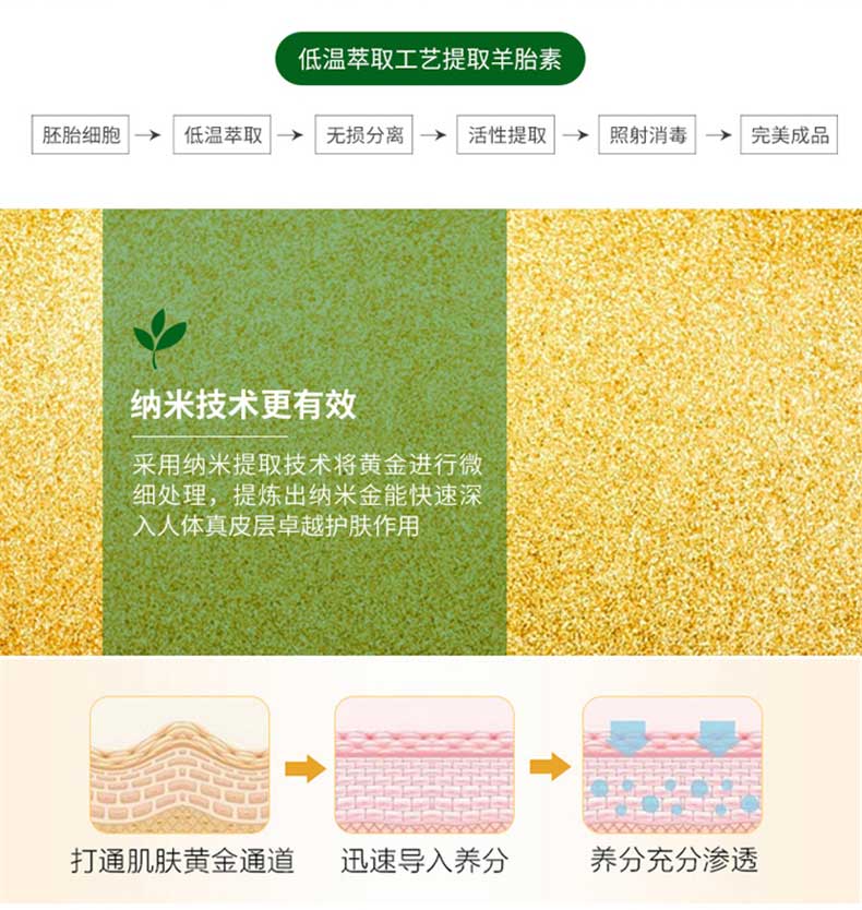 澳洲 Healthy Care 金箔羊胎素面部精华液 50ml *1